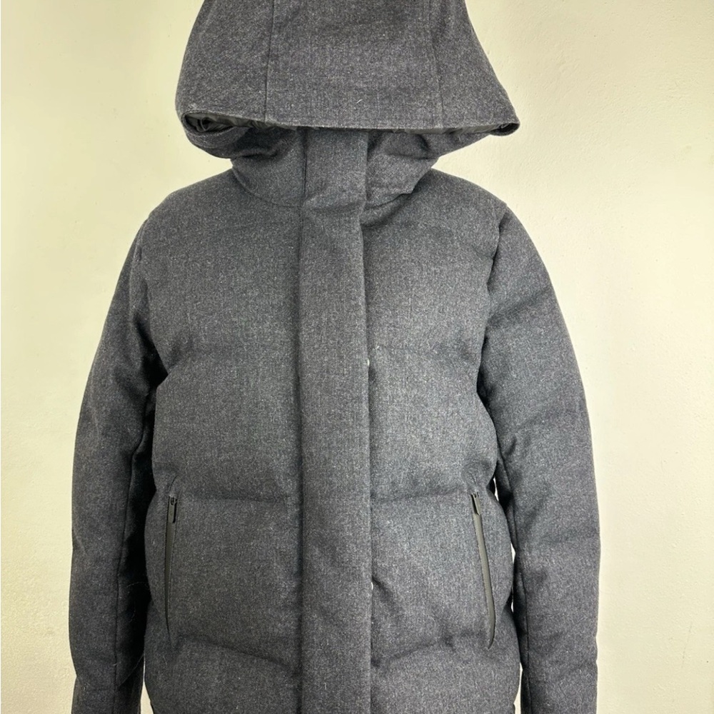 lululemon athletica Gray Hooded Jacket